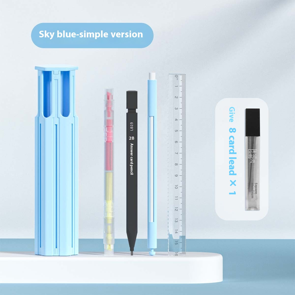 6-Stift-Beutel – schlicht weiss – Bild 6 | LuxeStyle