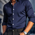 Freizeit-Langarmhemd für Herren – Bild 1 | LuxeStyle