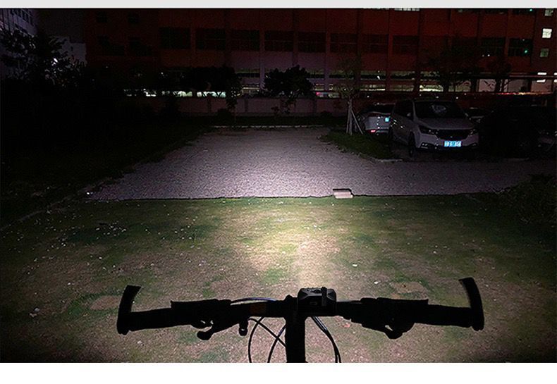 Fahrrad-Frontlicht mit USB-Ladung