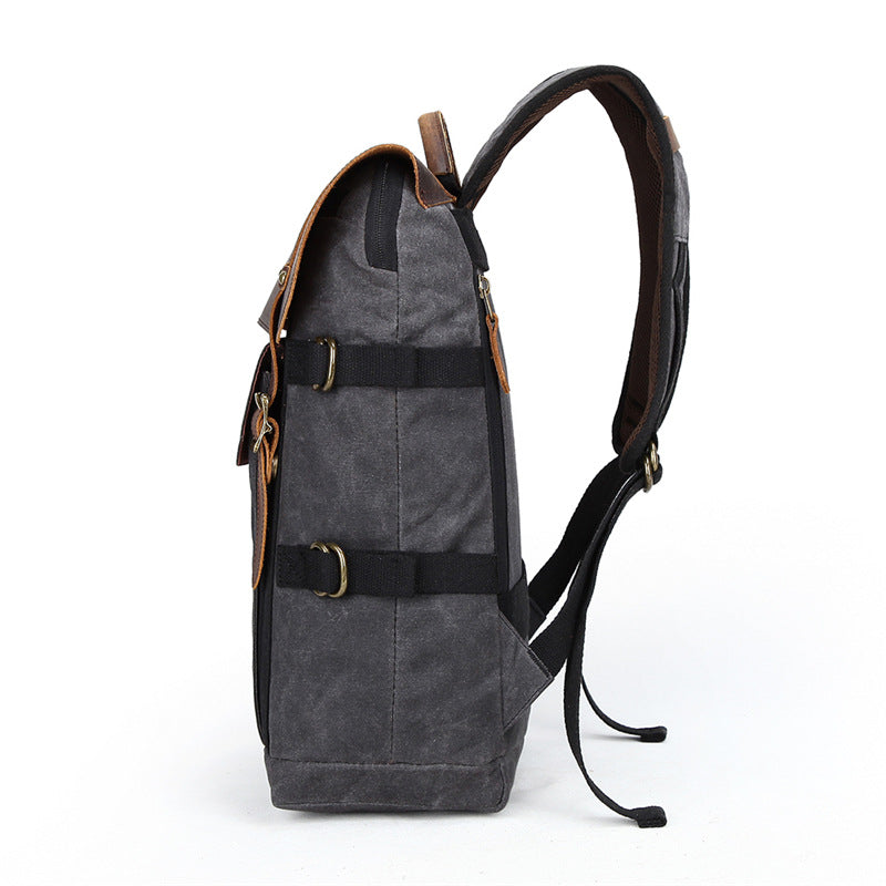 Rucksack aus Canvas – schlicht, robust – Bild 6 | LuxeStyle