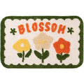 Blumen-WC-Vorleger, rutschfest & saugfähig
