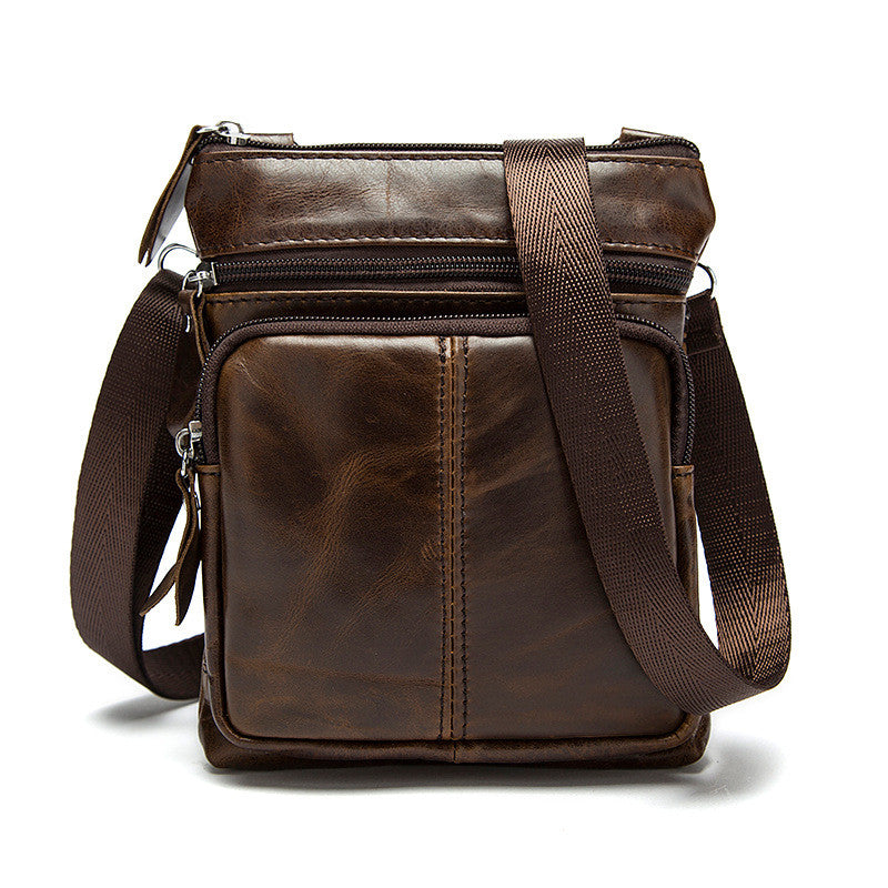 Retro Schultertasche aus Rindsleder – Bild 2 | LuxeStyle