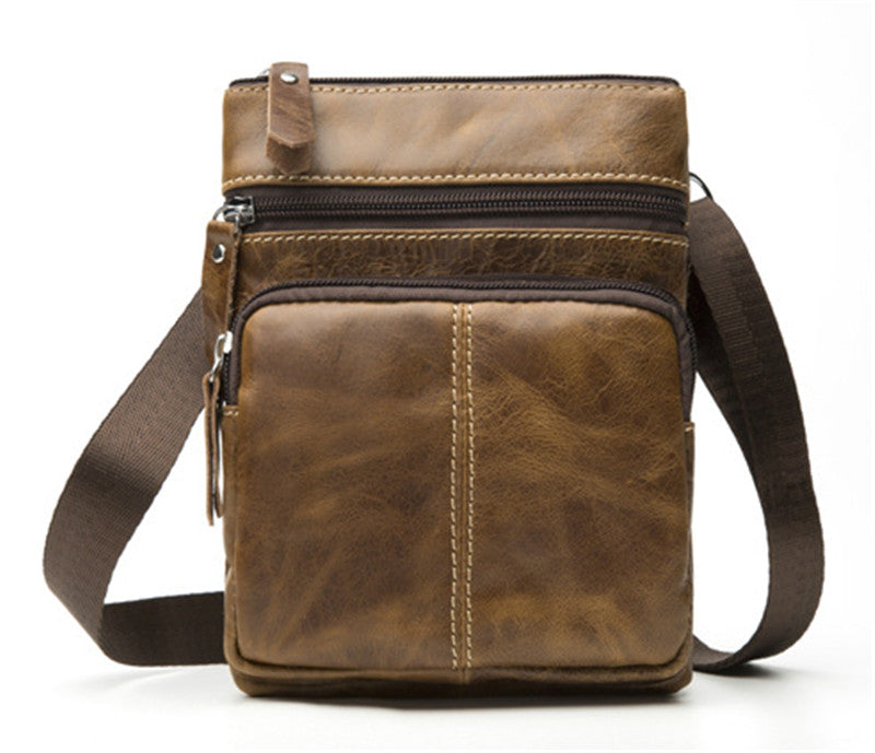 Retro Schultertasche aus Rindsleder | LuxeStyle