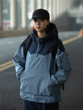 Hooded Pullover mit Polyester‑Kombination | LuxeStyle