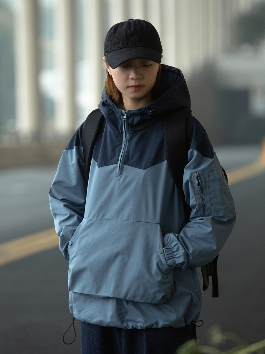 Hooded Pullover mit Polyester‑Kombination – Bild 6 | LuxeStyle