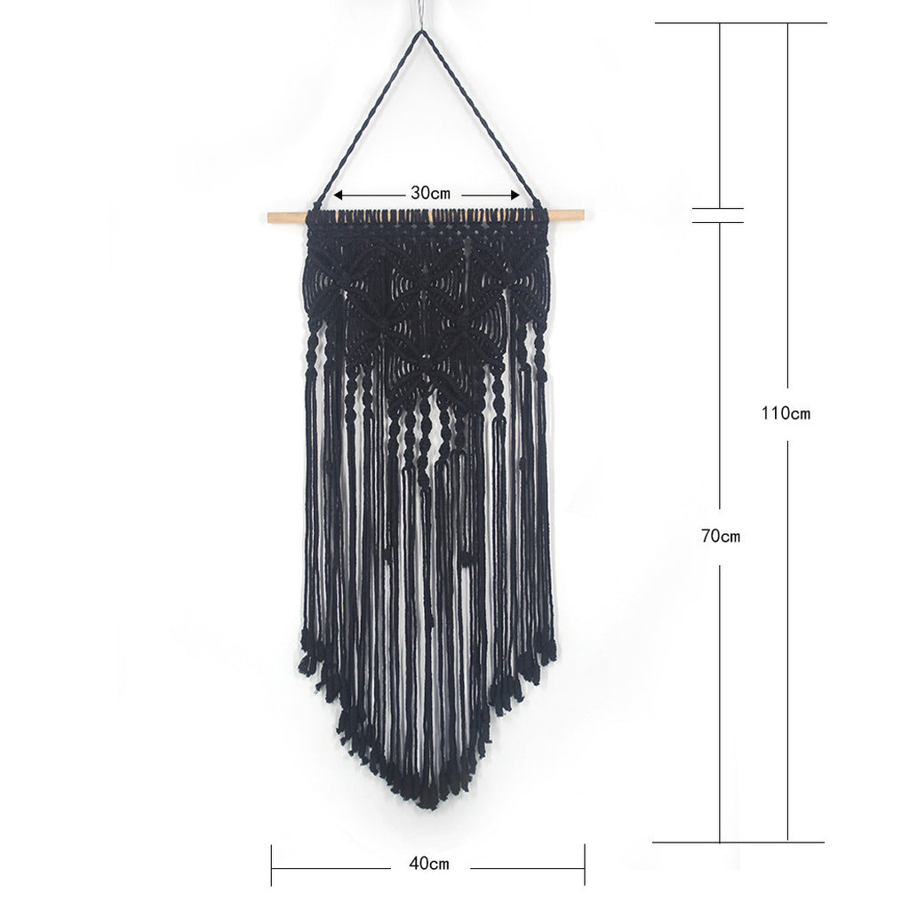 Handgewebtes Wandtuch mit Schmetterling
