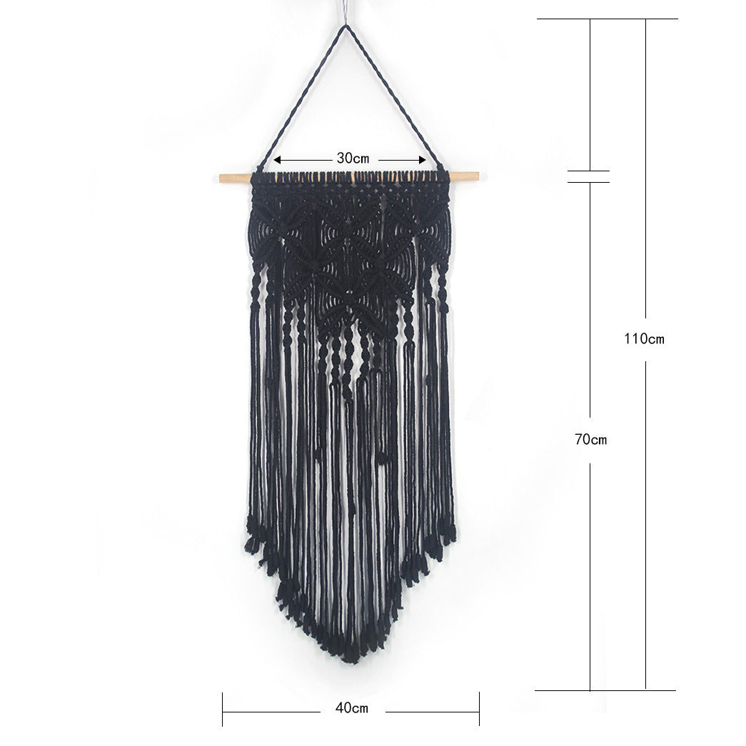 Handgewebtes Wandtuch mit Schmetterling