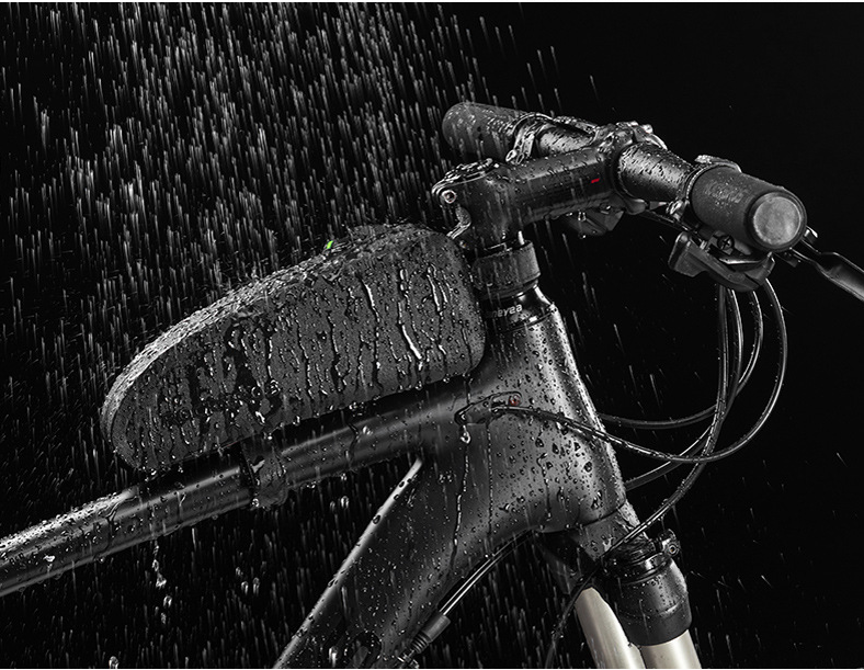 Fahrrad-Rahmentasche wasserdicht mit Regenschutz – Bild 10 | LuxeStyle