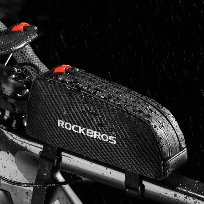 Fahrrad-Rahmentasche wasserdicht mit Regenschutz – Bild 7 | LuxeStyle