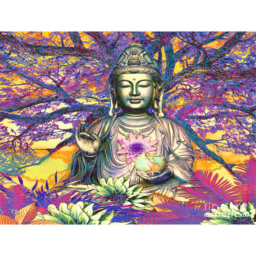 Buddhistischer Tempel Diamond Painting