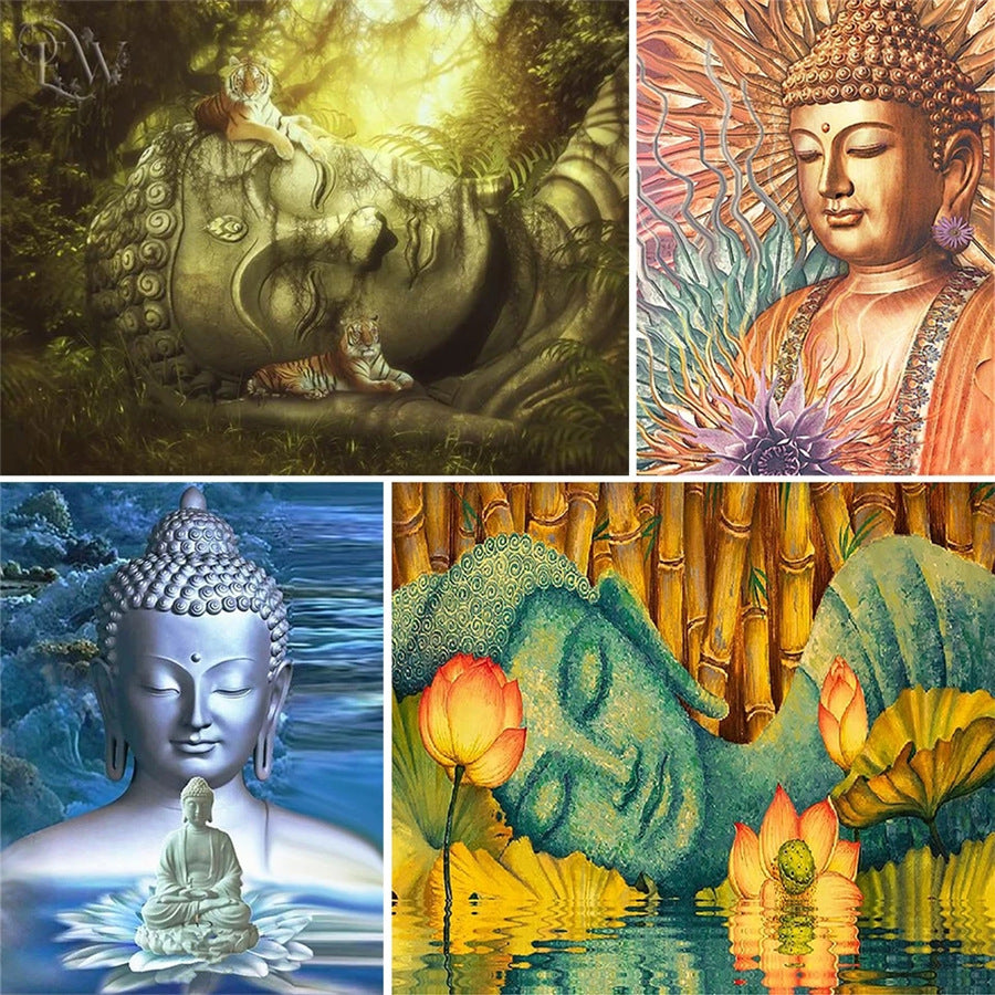Buddhistischer Tempel Diamond Painting