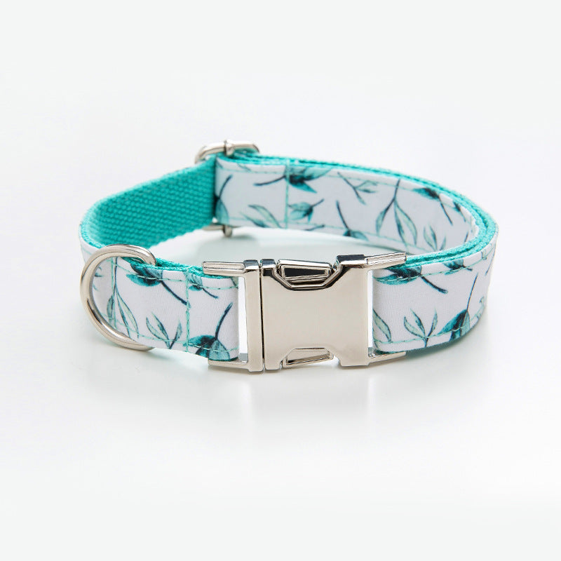 Halsband- und Leinen-Set «Small Leaf» – Bild 2 | LuxeStyle