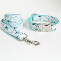 Halsband- und Leinen-Set «Small Leaf» – Bild 1 | LuxeStyle