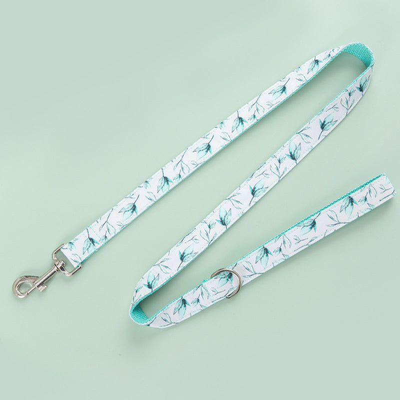 Halsband- und Leinen-Set «Small Leaf» – Bild 3 | LuxeStyle