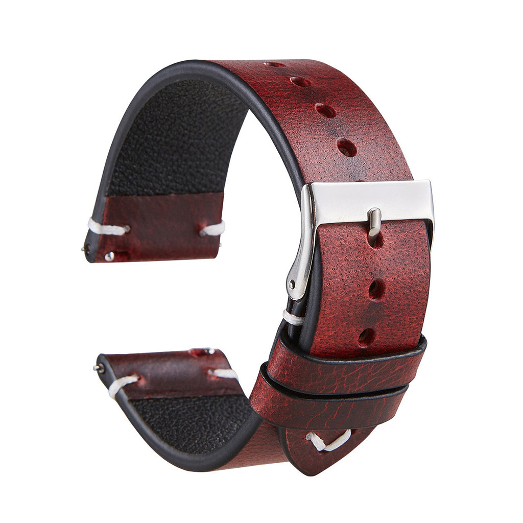 Dünnes Armband aus italienischem Echtleder – Bild 5 | LuxeStyle