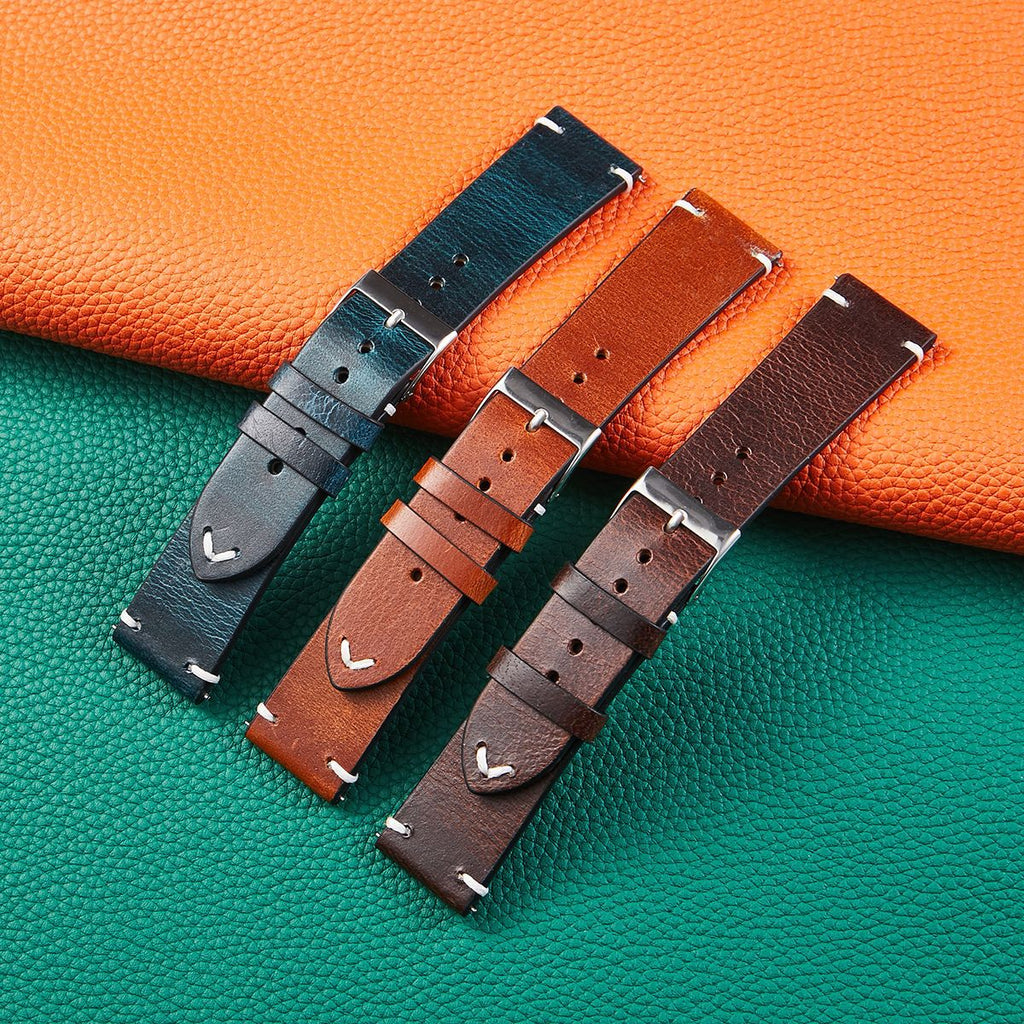 Dünnes Armband aus italienischem Echtleder – Bild 8 | LuxeStyle