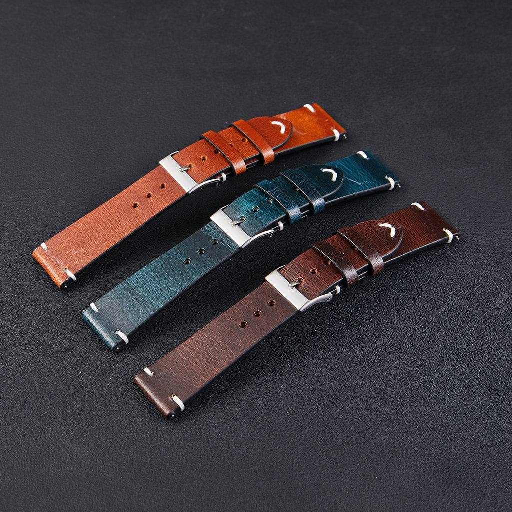 Dünnes Armband aus italienischem Echtleder – Bild 6 | LuxeStyle