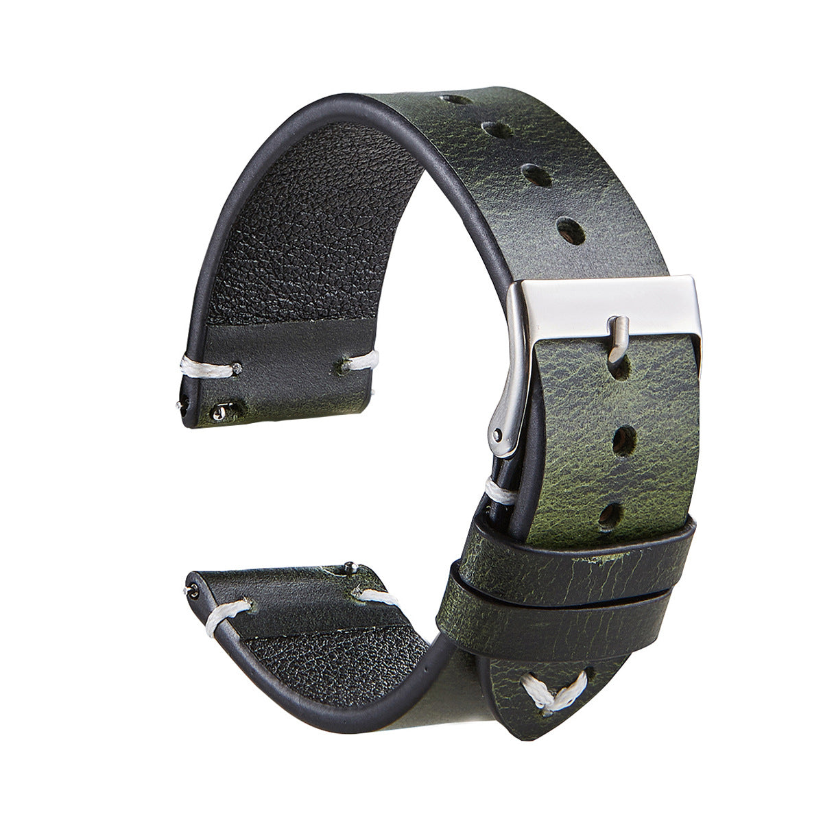 Dünnes Armband aus italienischem Echtleder – Bild 4 | LuxeStyle