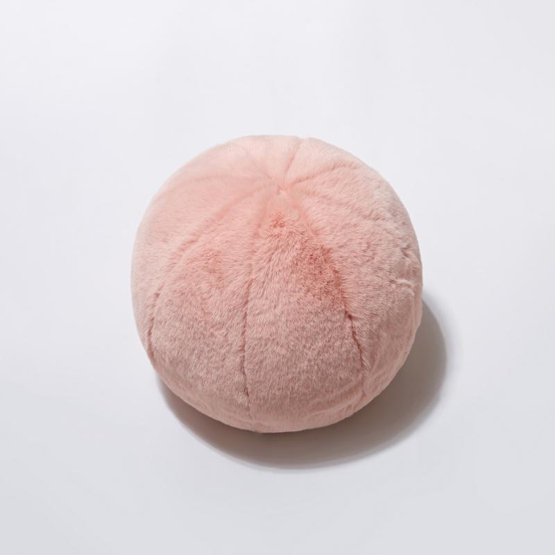 Fellball Deko-Kissen für Sofa