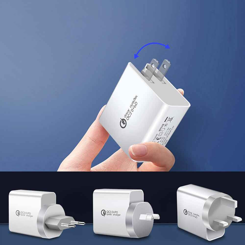 FDGAO 3-in-1 Ladegerät mit USB-A & USB-C – Bild 1 | LuxeStyle