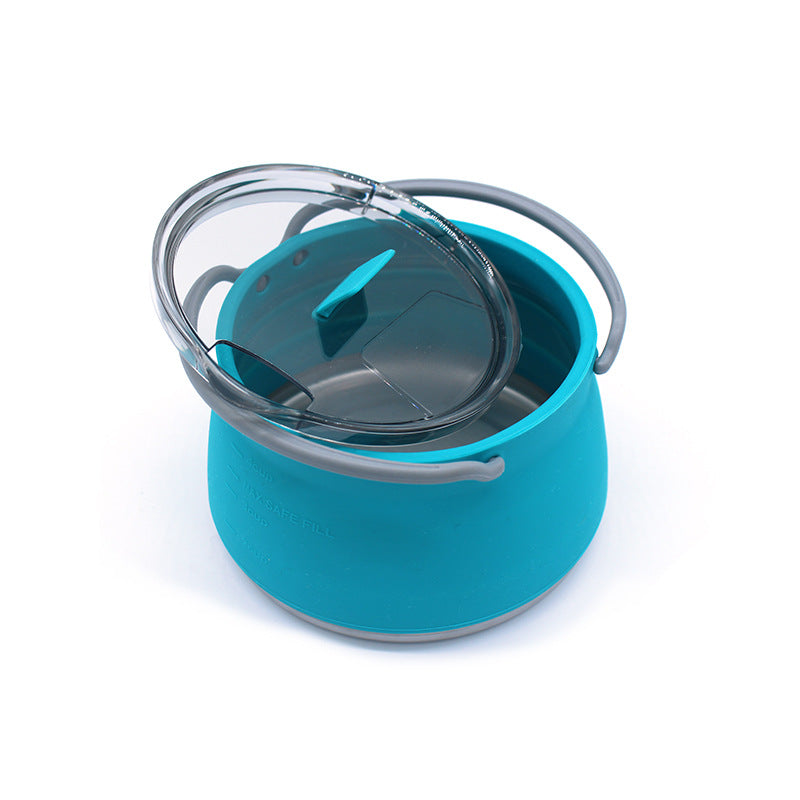Faltbarer Silikon-Campingkessel | LuxeStyle