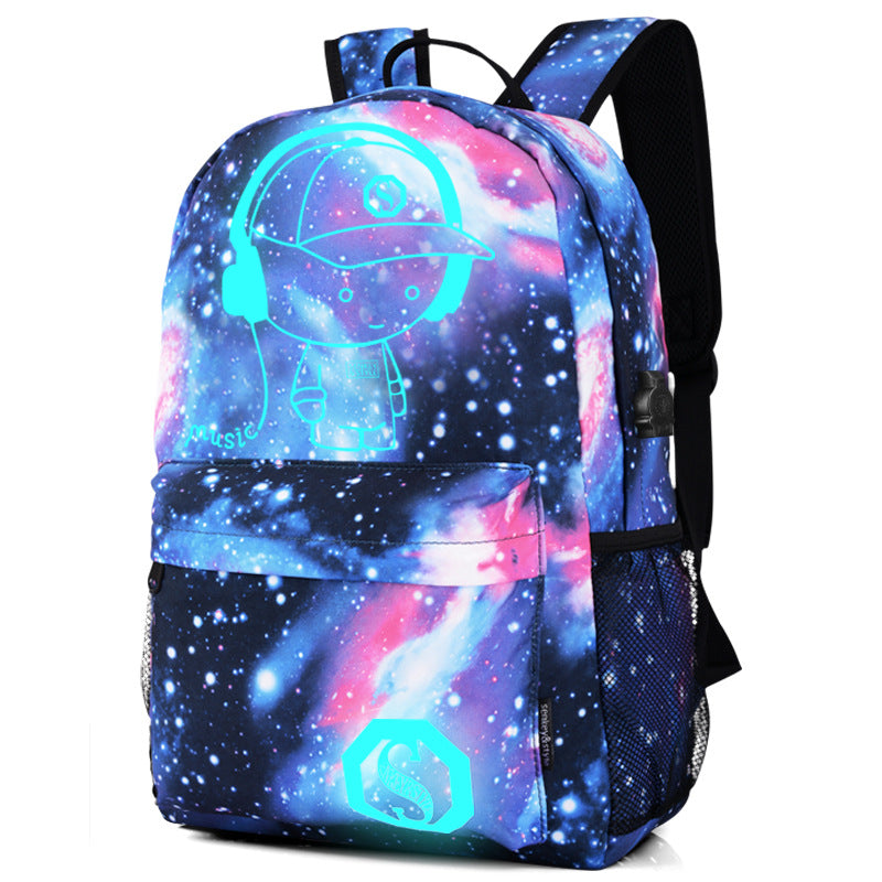 Oxford Rucksack mit Print für Damen und Herren – Bild 5 | LuxeStyle