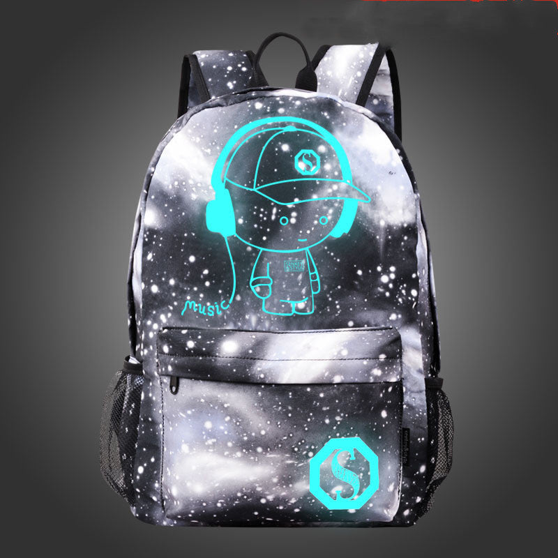 Oxford Rucksack mit Print für Damen und Herren – Bild 2 | LuxeStyle