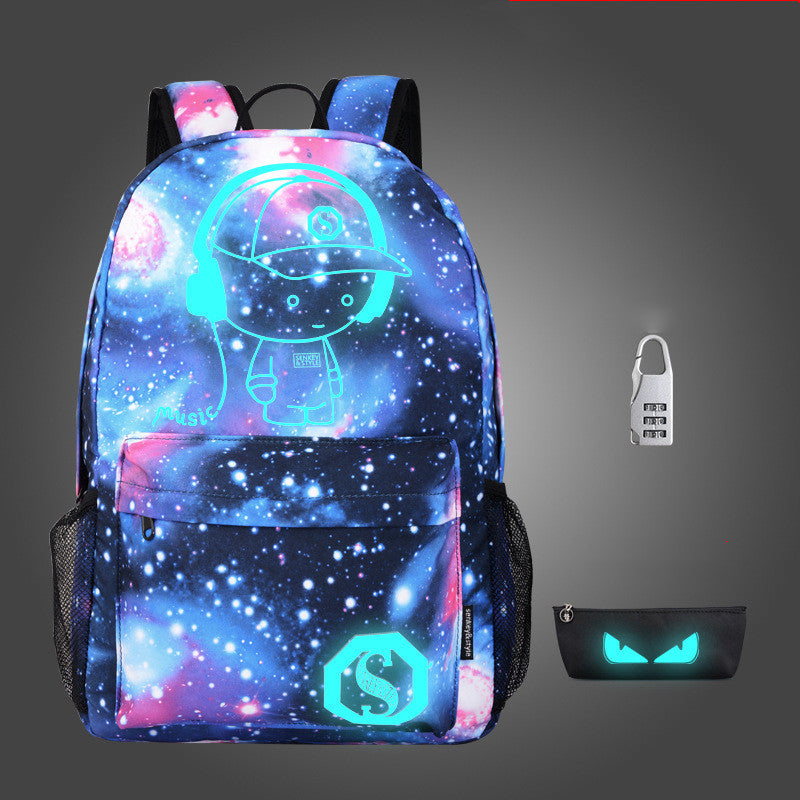 Oxford Rucksack mit Print für Damen und Herren – Bild 4 | LuxeStyle