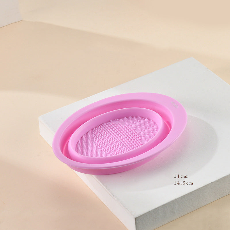 Faltbare Make-up Pinsel Reinigungs-Schale – Bild 4 | LuxeStyle