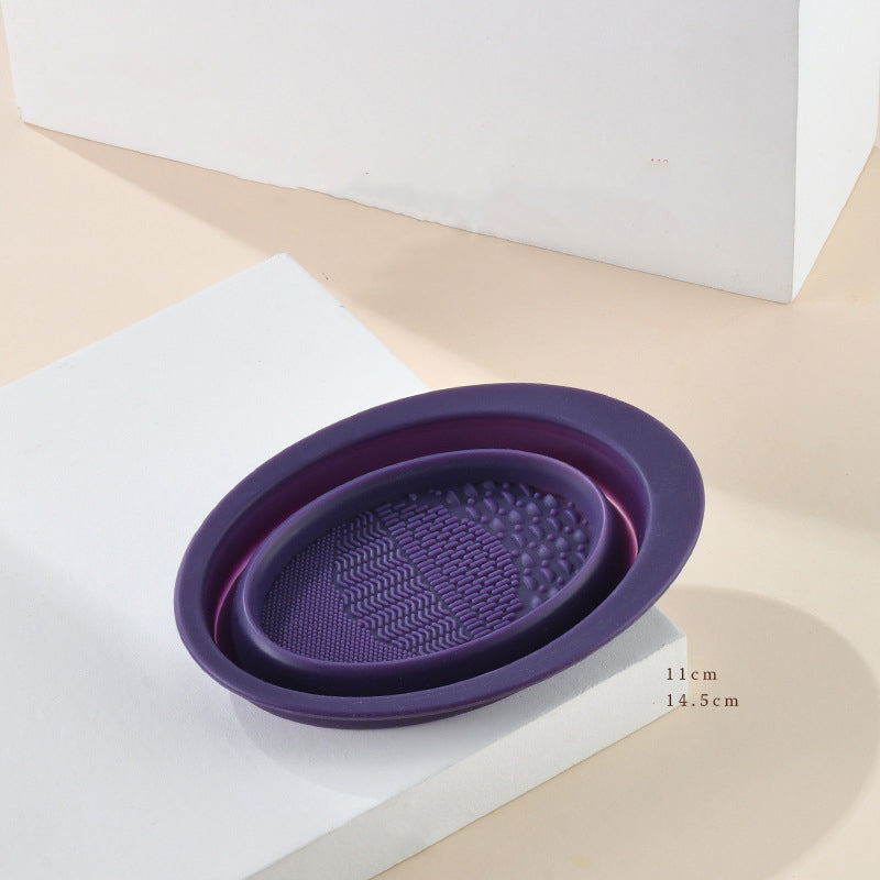 Faltbare Make-up Pinsel Reinigungs-Schale – Bild 10 | LuxeStyle