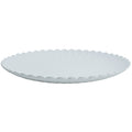 Grau-weisser Chrysanthemen-Essteller | LuxeStyle
