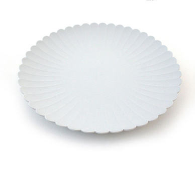 Grau-weisser Chrysanthemen-Essteller – Bild 7 | LuxeStyle