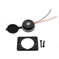 Dual-USB-KFZ-Ladegerät mit LED-Ring