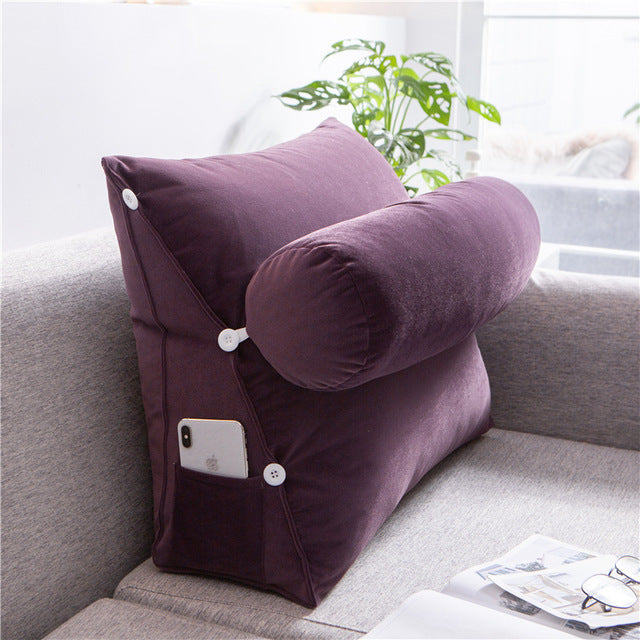 Dreieckiges Kissen, abnehmbar & waschbar – Bild 7 | LuxeStyle