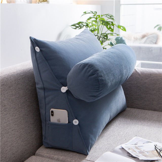 Dreieckiges Kissen, abnehmbar & waschbar | LuxeStyle