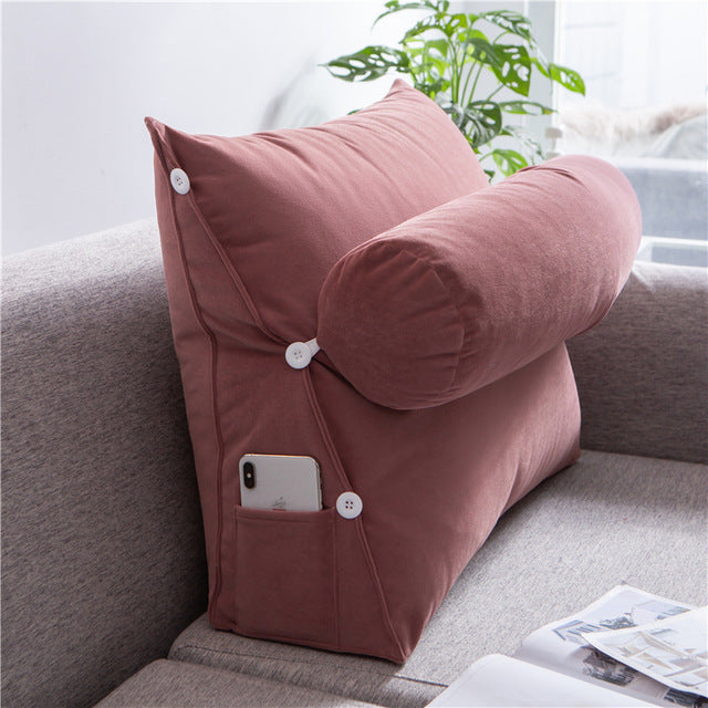 Dreieckiges Kissen, abnehmbar & waschbar – Bild 4 | LuxeStyle