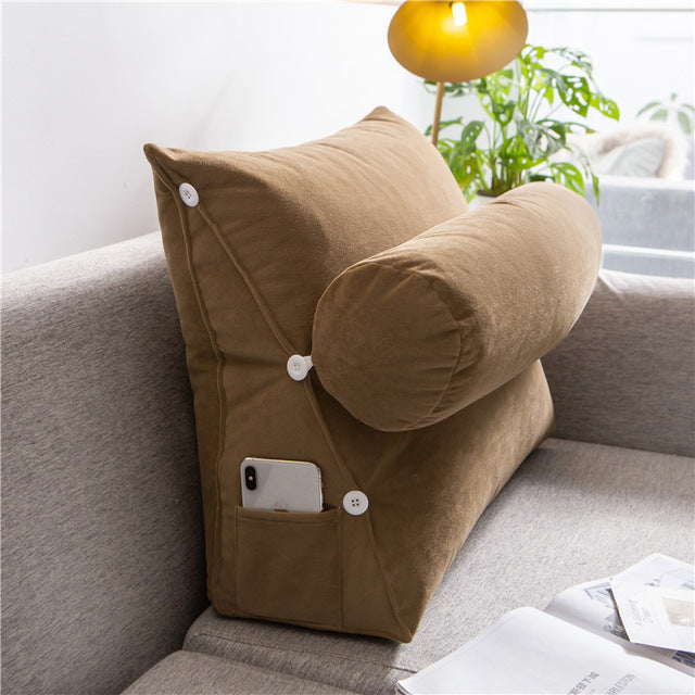 Dreieckiges Kissen, abnehmbar & waschbar – Bild 3 | LuxeStyle