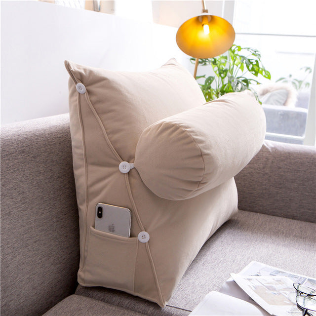 Dreieckiges Kissen, abnehmbar & waschbar – Bild 6 | LuxeStyle
