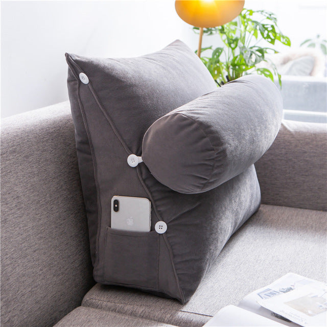 Dreieckiges Kissen, abnehmbar & waschbar – Bild 5 | LuxeStyle