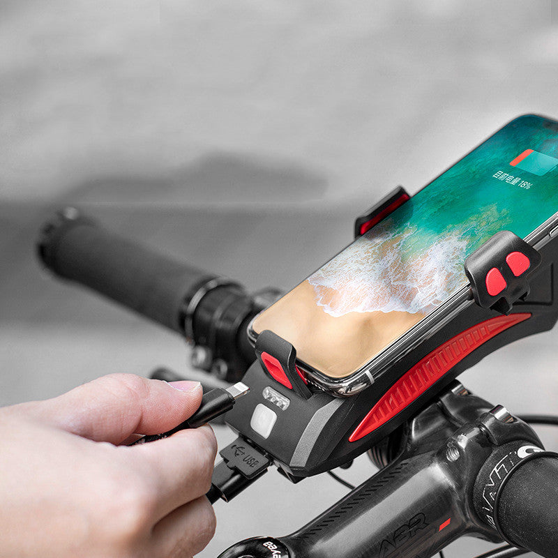 Mobiltelefonhalterung mit starkem Licht für Radsport