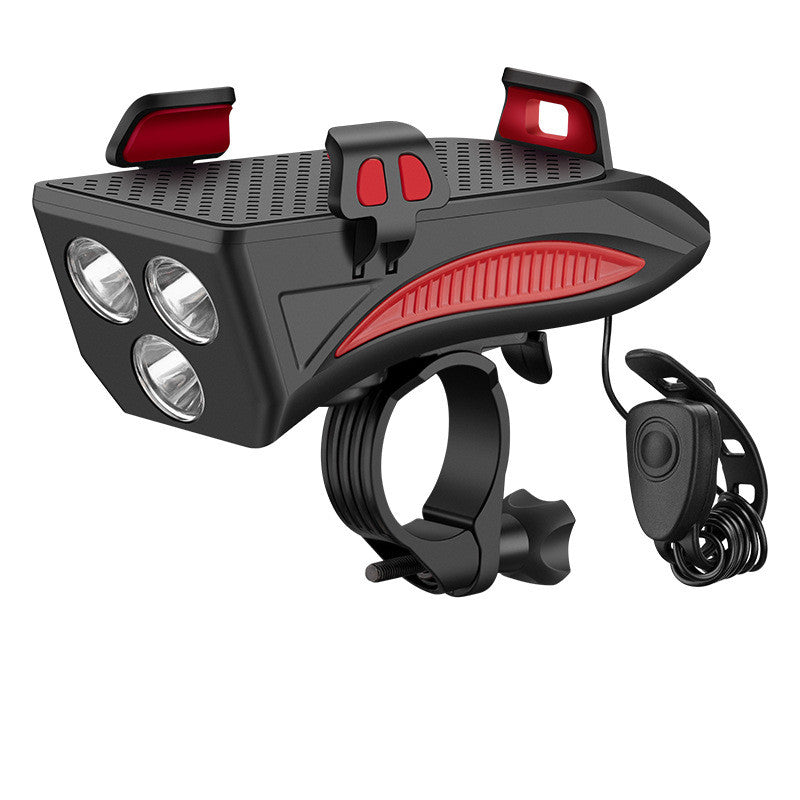 Mobiltelefonhalterung mit starkem Licht für Radsport
