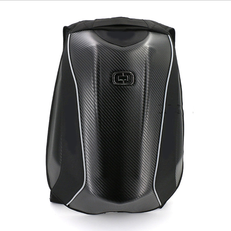 Motorrad-Rucksack mit Hartschale und Regenschutz – Bild 5 | LuxeStyle