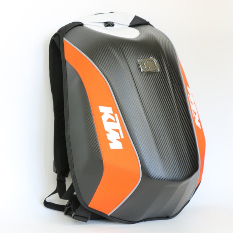Motorrad-Rucksack mit Hartschale und Regenschutz – Bild 2 | LuxeStyle