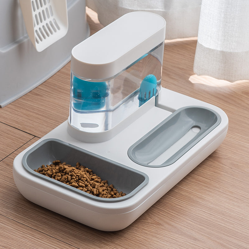 Automatischer Trinkbrunnen mit Futternapf – Bild 4 | LuxeStyle