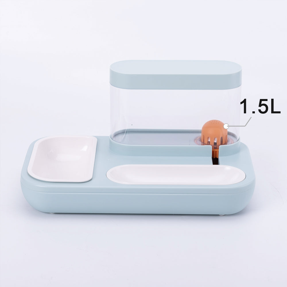 Automatischer Trinkbrunnen mit Futternapf | LuxeStyle