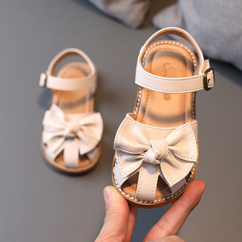 Mädchen Sandalen mit Schleife und weicher Sohle – Bild 4 | LuxeStyle