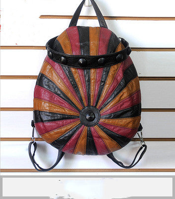Schultertasche mit kontrastierendem Stichmuster – Bild 3 | LuxeStyle