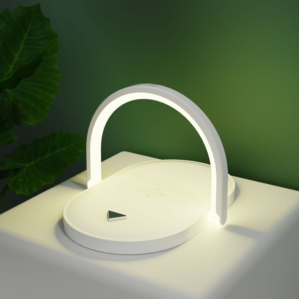 Kabelloses Ladegerät mit Nachtlicht & Handyhalter – Bild 4 | LuxeStyle