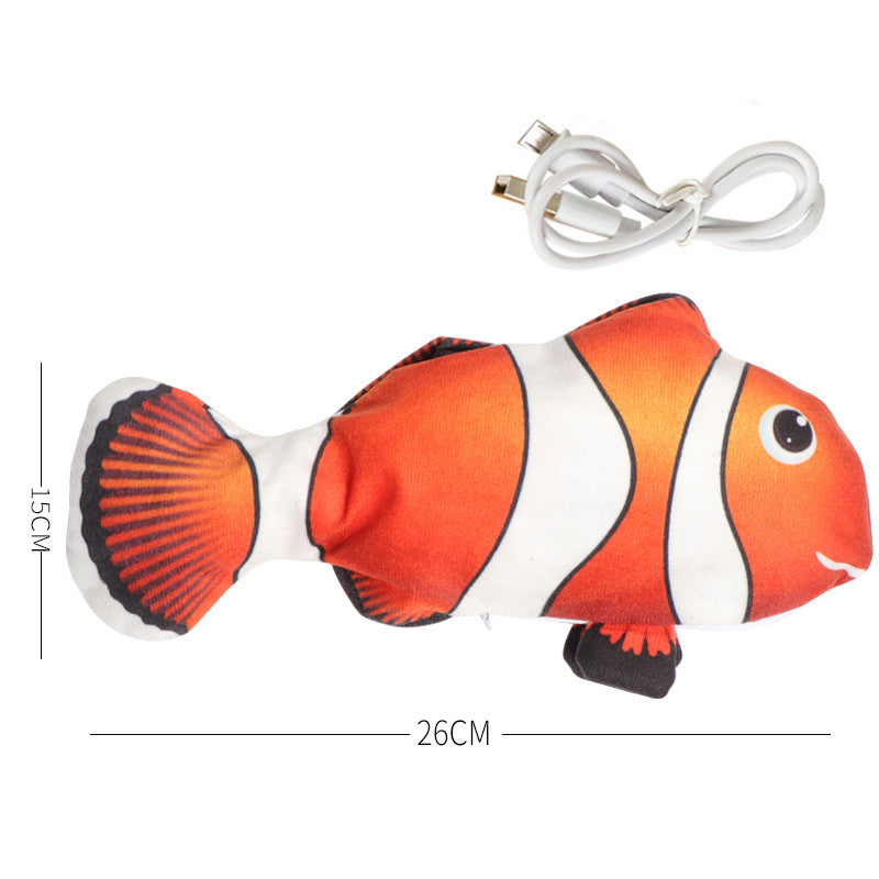 Elektrischer Zappel-Fisch für Katzen