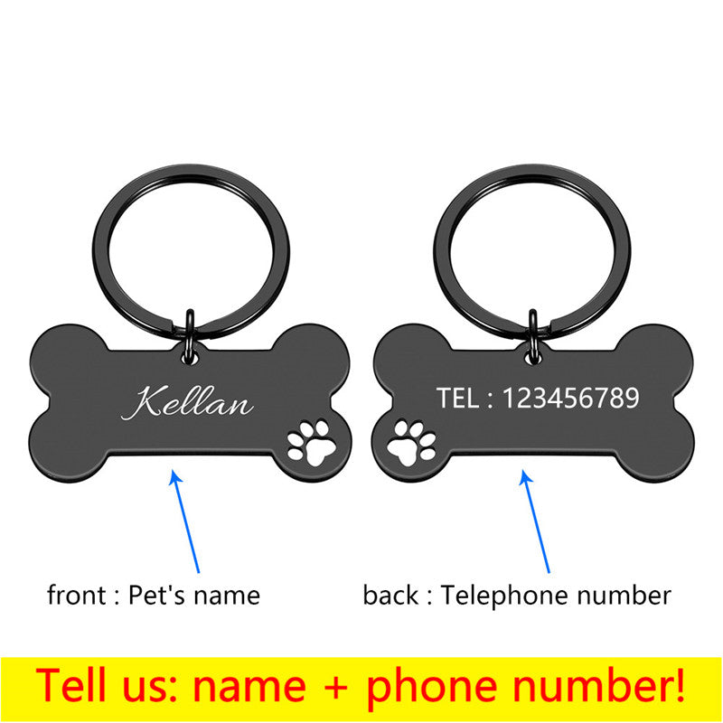 Personalisiertes Hunde-ID-Tag für Halsbänder – Bild 2 | LuxeStyle
